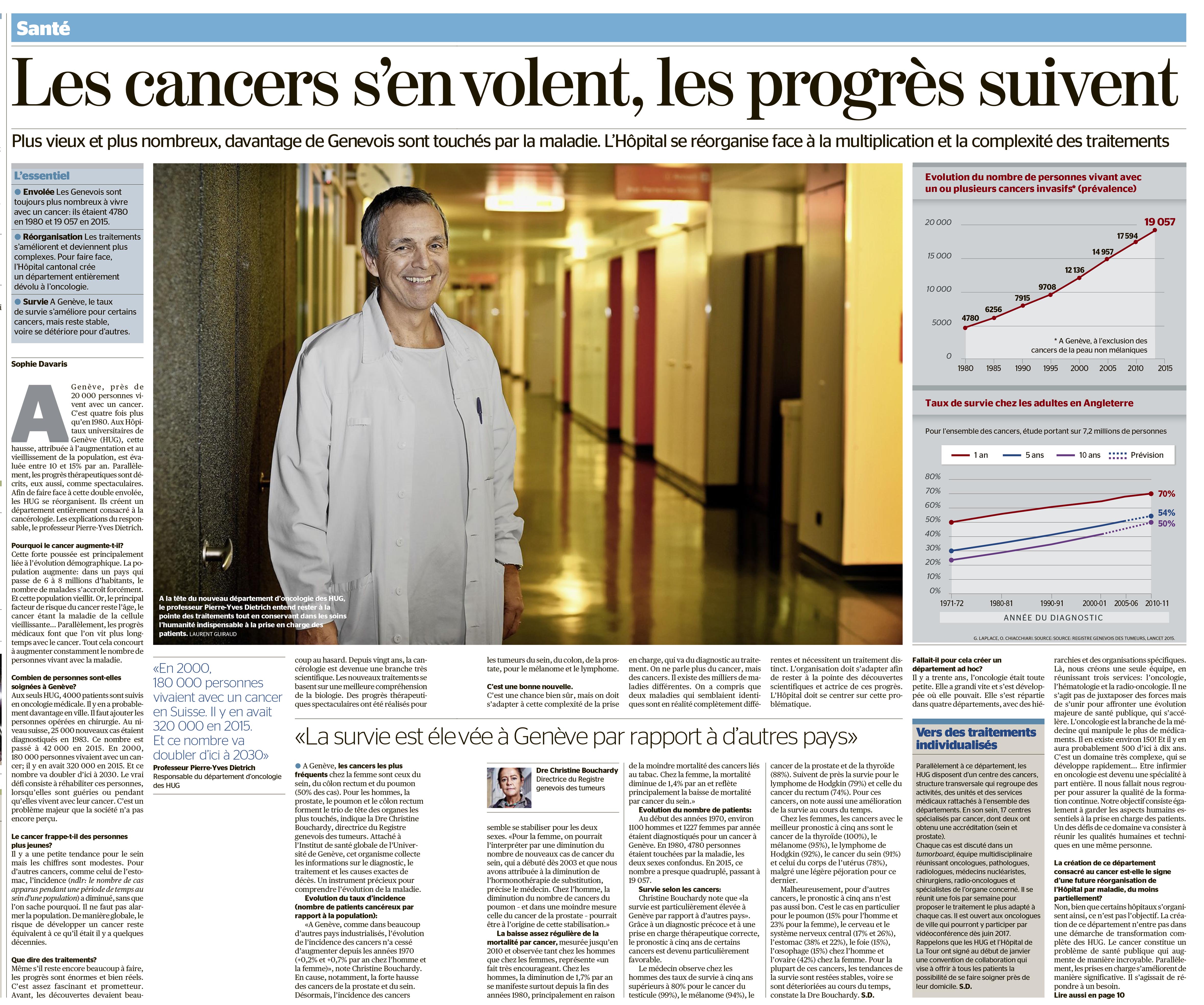 Les cancers s’envolent, les progrès suivent…