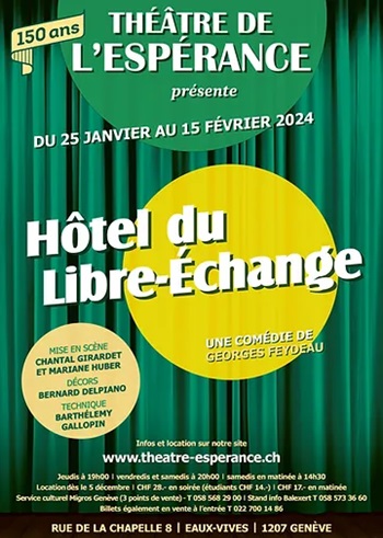 Soirée théâtre 2024 – « Hôtel du Libre-Échange »